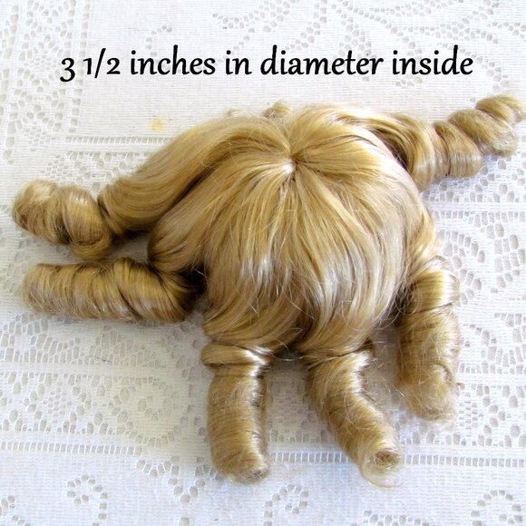 DOLL WIGS, 5 REPLACEMENT HAIR STYLES: GIBSON GIRL, RINGLETS, CURLS, BONNET, EUC - Picture 11 of 14